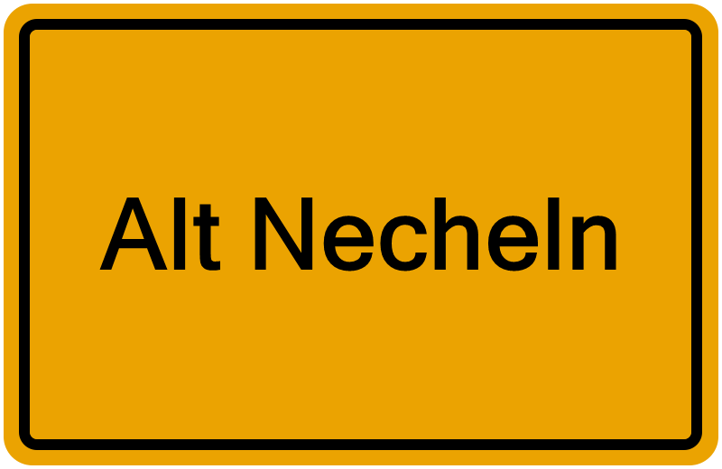 Handelsregisterauszug Alt Necheln